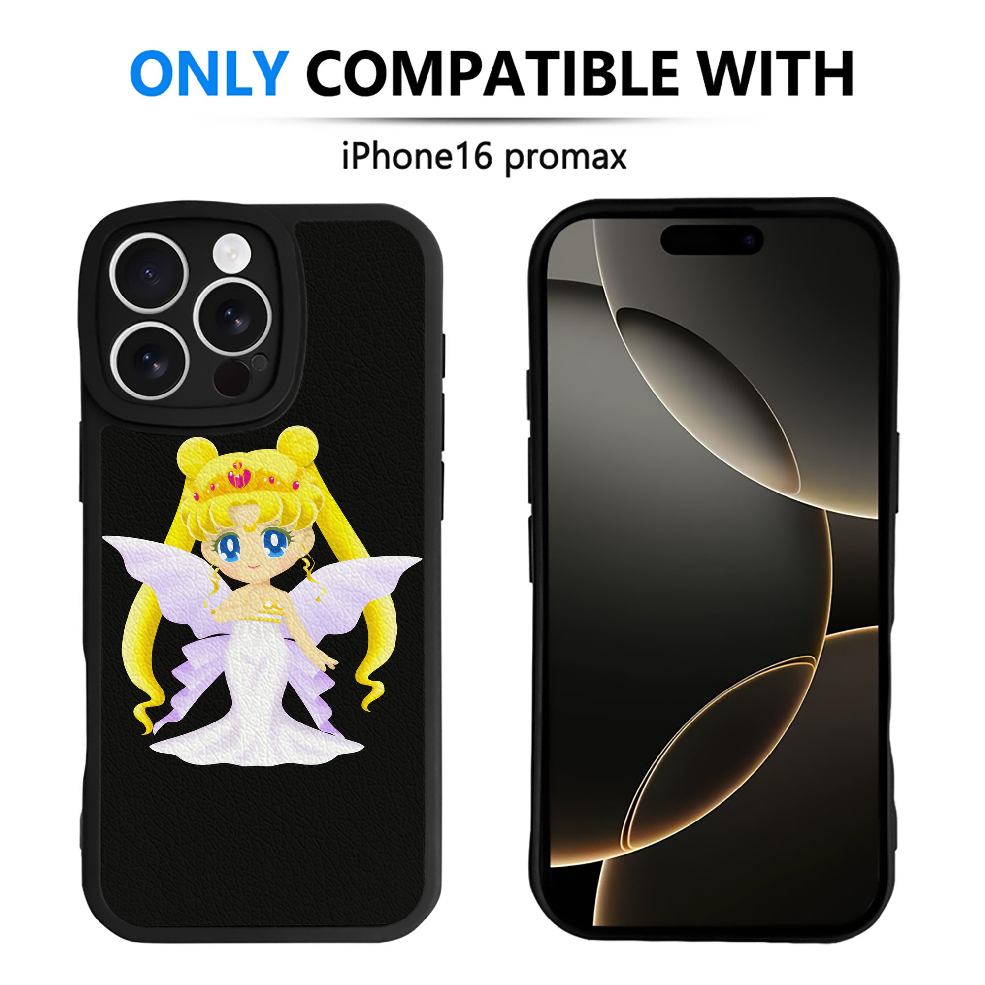（画像用） 美少女戦士セーラームーン 愛野 美奈子 あいの みなこ Sailor Moon Aino Minako 【iPhone 16シリーズ対応】シリコンスマホケース（レザー調） 材質：シリコン